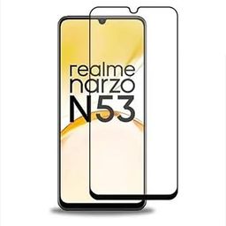 Dashmesh Shopping Tempered Glass Screen Protector for Realme C53 | C63 (Black) Edge to Edge Full Screen Coverage Premium Military-Grade-image-114
