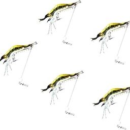bnf® 5Pc Shrimp Bait Set Fishing Lures Kit Soft Lures Poly Luminous Fishing Bait with Hooks Bead Swivels Bass Fishing Tackles | Fishing | Baits, Lures & Flies | Saltwater Lures-picture-3