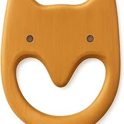 Beebox Wooden Baby Teether – Natural Non-Toxic Teethers (Fox)-image-95