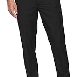 Twill Solid Smart Flex Formal Trousers-image-84