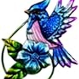 ARTISOUL® Metal Bird Wind Chime Simple Design Windbell for Outdoor Indoor Garden Porch Blue | Yard, Garden & Outdoor Living | Garden Decor | Wind Chimes-image-10