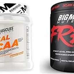 Bigmuscles Nutrition Real BCAA [50 Servings, Summer Bonanza] & Freak Pre-Workout Sex on the Beach [15 Servings, 90g]-8