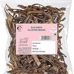 Seema Sun Dried Cluster Bean Fryums Kothavarangai Vathal |Gavar Phali Pappad - 400 Grams-image-19