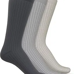 talkingsox Crew Socks for Men & Women, Calf Length Socks for Adults, Sports Socks & Hiking Bamboo Socks, Soft and Breathable Socks, Mild Compression Socks & Anti-Odor, Multicolour, Pack of 3-picture-31