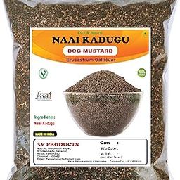 3V PRODUCTS Whole Naai Kadugu 100 Grams|Dog Mustard|Traduzione Automatica|Erucastrum Gallicum-picture-24