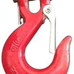 Clevis Slip Hook with Safety Latch Forged Steel Heavy-Duty Hook for Lifting, Towing, Off-Road Recovery & Port Use Secure Locking Design, Rust-Resistant Finish (3.2 ton)-image-18