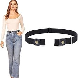 No Buckle Stretch Belt and Men Elastic Waist Belt,Ladies Belt for Jeans, Preassembled, Easy to Attach for Women/Men-image-68
