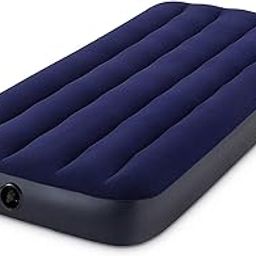 IRIS Inflatable Twin Classic Downy Air Bed/Mattress Deluxe High Dura-Beam Airbed with Fiber-Tech Construction (30" x 75" x 10")-image-55