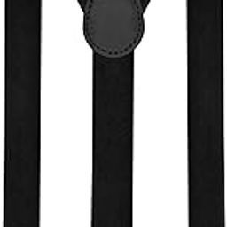 Suspenders for Men Adjustable Elastic Y Back Style Suspender Strong Clips (Black)-image-103