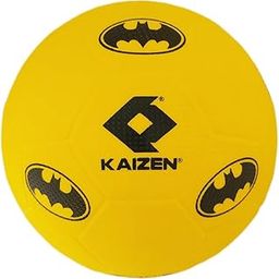 KAIZEN Batman RTM Ball – Size 3 | Roto Moulded PVC Construction | 2 Pattern Design (Black & Yellow)-image-53