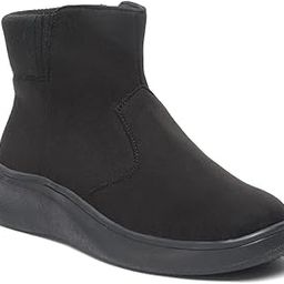 Women's Suede Slipon side zippper Round Toes Ankle Length Comfort Boots-picture-11