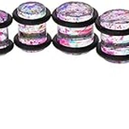 36 Pcs Acrylic Spiral Taper Stretcher Ear Tunnel Plug Stretching Ear Gauges-image-49