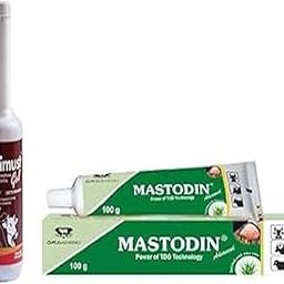 BULLYPET Calcimust Gel Advance Liquid for Livestock 300ML with MASTODIN Enhances Fast Recovery from Mastitis 100GM (Pack of 1)-image-42