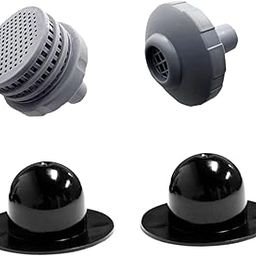 LOOM TREE® Swimming Pools Water Jet Connector Set 25022E for Above Ground Pool and Hole Plug 1 Strainer Grid 2 Hole Plug | Yard, Garden & Outdoor Living | Pools & Spas | Pool Equipment & Parts-image-47