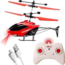 DURAZO® Remote Control Plastic Helicopter Toy for Kids | Gravity Sensor Battery Chargable Toy Helicopter | USB Charging Infrared Induction Flight I Pack of 1 (Red Colour)-picture-24