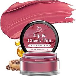 TNW-THE NATURAL WASH Crazy Coaster Lip & Cheek Tint 5g | With Vitamin E & Castor Oil | Nourishes Dry, Chapped Lips & Eyelids | Lightweight & Long-Lasting | Korean Inspired Tint For Women-image-34