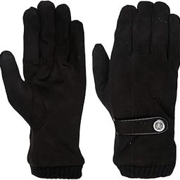 Suede Winter gloves for Girls and Women & with faux fur on the inner side-12