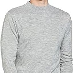 Men's Casual Acrylic Crew Neck Sweater-image-29