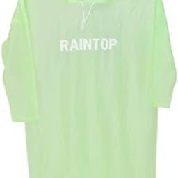 RAINTOP Unisex Transparent PVC Waterproof Rain Poncho/Raincoat with Hood for Men & Women, Reusable & Lightweight-image-21
