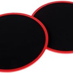 ATORSE 1 Pair Glider Slide Discs Fitness Gliding Gym Slider Exercise Core Red-picture-0