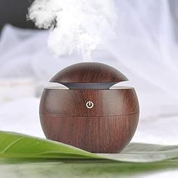 HOMEMIND Wood Cool Mist Ultrasonic Humidifier for Room Moisture, Aroma Diffuser for Home, Essential Oil Diffuser with Colorful Light, Auto Shut-Off, Home, Office, car-image-36