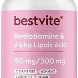 Athinika Nutrition BENFOTIAMINE 150MG / ALPHA LIPOIC ACID 300MG (120 VEGETARIAN CAPSULES) - NO STEARATES - VEGAN - GLUTEN FREE - NON GMO-image-39