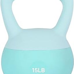 Leikefitness Soft Kettlebells,Steel Shot Filled Weights for Women and Men,Color Coded Anti Slip Soft Kettlebells,Home workout (GREEN, 15 LB)-image-5
