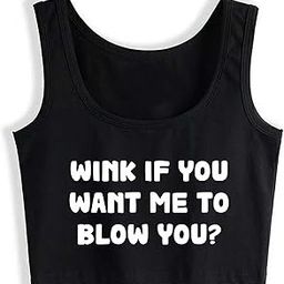 Blow Job BDSM Sir Porn Blow You Crop Top Sleeveless Hotwife Humorous Tank Tops Swinger Naughty-image-96