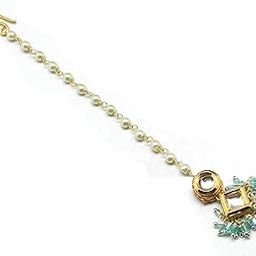 Gold Plated Small Size Maang Tikka for Women And Girls-image-117