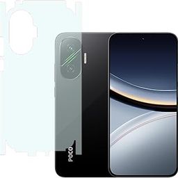 KARTRAY Matt Unbreakable Scratch Gaurd Hydrogel Membrane for POCO F7 5G With Edge to Edge Coverage and Easy Installation (Back Matte With Sides)-image-34