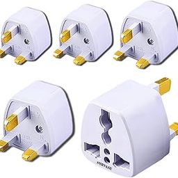 Type-G Plug Adapter UK Converter - (1pcs) India to UK Plug Adaptor for Hong Kong, UAE, Dubai, Singapore England Universal Travel Adapter Power Plug (Pack of 1) (5)-picture-20