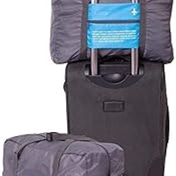 Waterproof Shoulder Folding Cloths Luggage Hand Bag Storage Holder Organizer for Travel Picnic(Multicolor, 1 Pc)-image-28
