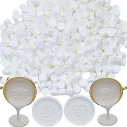 CURATED CART Acrylic Wax Seal Beads, 250Pcs Wax Sealing Beads for Letter Sealing | Wax Stamp Sealing, Sealing Wax Beads for Cards, Envelopes and Invitations (White)-image-20
