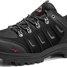 nortiv 8 Men's Waterproof Hiking Shoes Leather Low-Top Hiking Shoes for Outdoor Trailing Trekking Camping Walking-picture-36