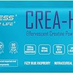 Myfitness Crea H2O | 10g | Effervescent Creatine Power Formula | Creatine Monohydrate Powder With Betaine | Beta Alanine | L-Glutamine | Taurine | Electrolyte Blend (Fizzy Blue Raspberry)(Pack Of 5)-image-3