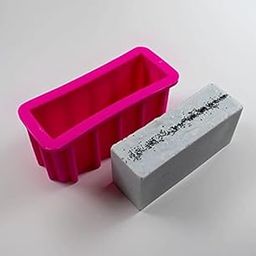 Matin Silicon Soap, Soap Moulds, Reusable, Cold Process,1 Pc 1 Cavity, Purple Color, Loaf Shape (SSM007)-image-19