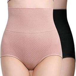 KUNJ Enterprise Women Waist Slimming Panties Shapewear Tummy Control Tucker with Anti Rolling Strip Underwear Shapewear (Pack of 2)-image-34