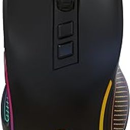 Salpido SG-M350 Dual Mode Gaming Mouse 2.4G Wireless and Bluetooth, 7 Programmable Buttons, 4 Level DPI Range, RGB Lights, Huano Switch, 10G Acceleration, 700mAh Rechargeable Battery (Black Matte UV)-15