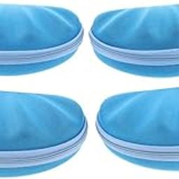 CALANDIS™ 4Pcs EVA Zipper Eyeglass Box Glasses Case Protector Container Light Blue | Other Vision Care | Vision Care-picture-22