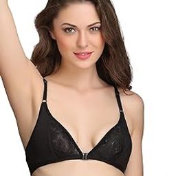 Women's Cotton Wire Free Half Cup Non-Padded Bra-picture-48