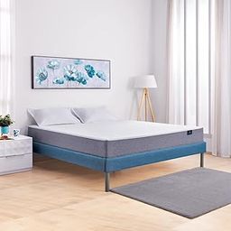 Nilkamal SLEEP Velvette Queen Size Bed Without Storage, Ultra-Lightweight Structure | Elegant Modern Design | Velvette Upholstered Corners (78 X 60, Blue)-image-35