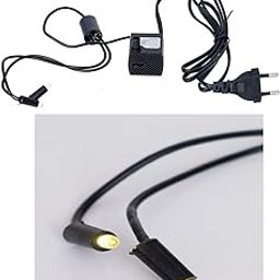 Asian Pumps & Machineries 3W Indoor Fountain Water Pump with 2 LED Mirchi Bulbs (Yellow Light)-image-20