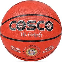 Cosco Hi-Grip Basket Balls, Size 6 (Orange)-picture-11