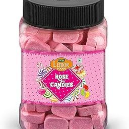 Lemor Fruit Candy Sugar Candy Rose Mint Flavored Sugar Boiled Candy for Kids and adults (330 gms, 165 gm x 2 Jars) Mint Candy For Kids And Adults, Khatti Mithi Goli-19
