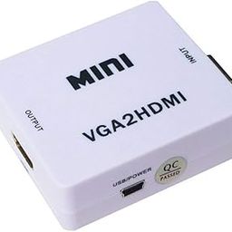 Madhabi VGA to HDMI Converter Adapter, 1080P VGA Male to HDMI Female with Audio & USB Power, Plug & Play Video Converter for Laptop, PC, Monitor, Projector, TV – Multicolor-image-44