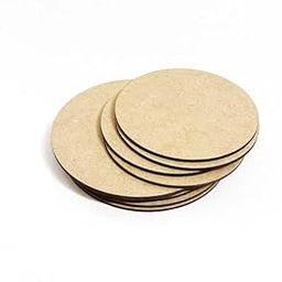 MDF Board,Round, 2 mm Thick for Art & Craft (4,6,8 inches Dia) (8")-image-35