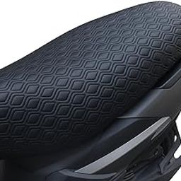 Mototrance Stylish Black | PU Leather Luxurious | Anti-Slip | Waterproof | Ergonomic Design | Shock Absorbent | Custom Fit | Bike Scooty Seat Cover | MTSC-9501-BL | Compatible with TVS Jupiter-image-55