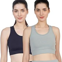 Premium Seamless Non-Padded Slip On Sports Bra Low Impact Workout Bras Activewear Sports Bra-image-4