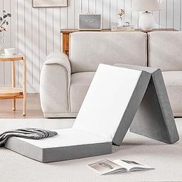 MOLIRA Foldable Mattress Single Bed, Premium High Resilience Foam Folding Mattress for Floor Sleeping, Guest & Travel Bed | 3-Fold, Portable, Compact, Easy to Store (72 x 36 x 3 Inch)-2