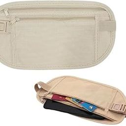 Secure Money Belt for Travelling,Undercover Hidden Travel Money Pouch Stealth Wallet for Cash, Cards, Passport, Keys & Mobile Phone, Waterproof Fanny Pack Anti Theft Bum Bags for Men Women-56